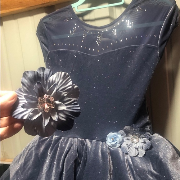 Weissman Shimmering Blue Dance Costume - Picture 2 of 6